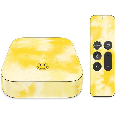 Yellow Tie Die Apple TV Skin